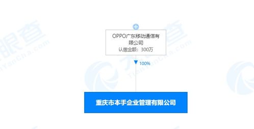 OPPO成立本手企業管理公司，注冊資本300萬深耕管理與咨詢領域